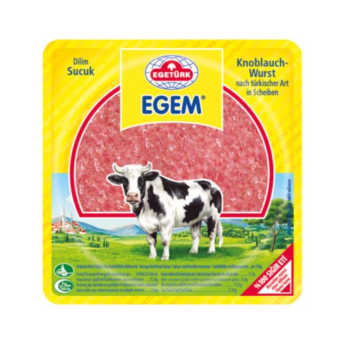 Egetürk Knoblauchwurst in Scheiben 150 gr 