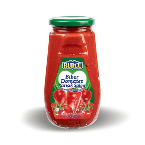 Burcu Paprika & Tomatenmark 600 gr 
