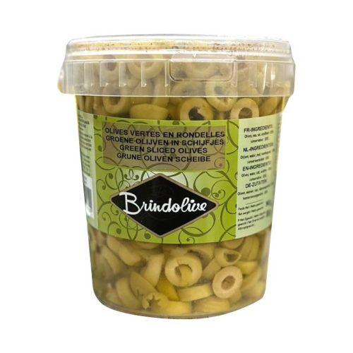 Brindoliven grüne Oliven geschnitten 940 gr