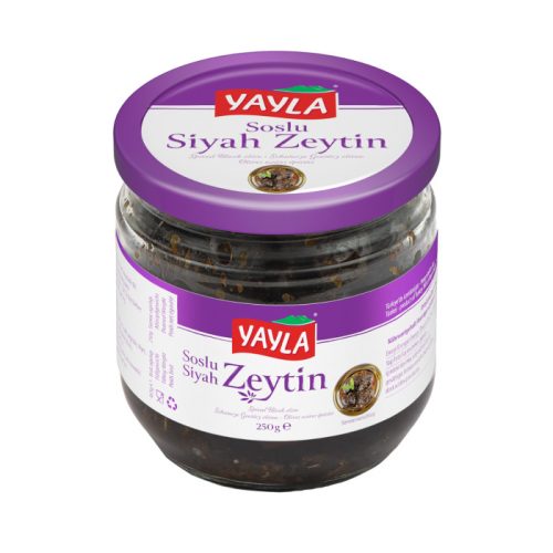 Yayla Schwarze Oliven mariniert 250 gr 