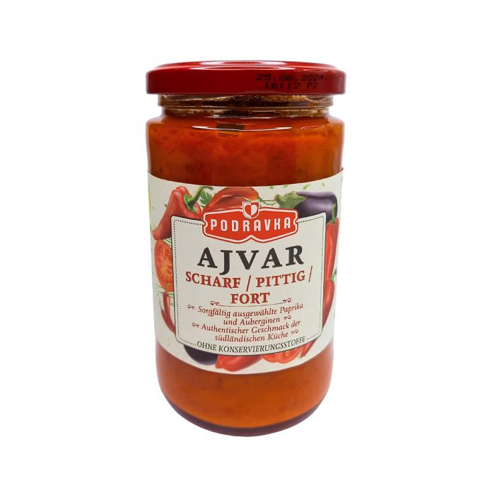 Podravka Ajvar (scharf) 690 gr - Aksa Supermarkt