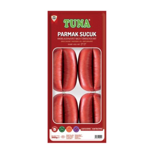 Tuna Knoblauchwurst Parmak 1000 gr (mittelscharf)