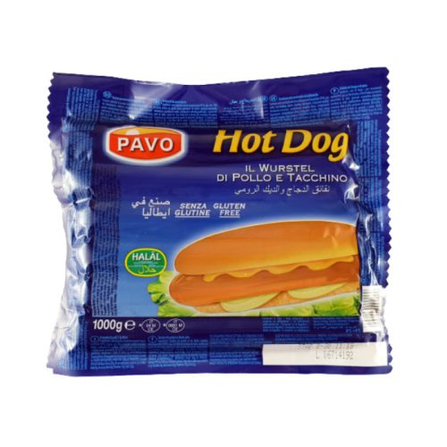 Pavo Hot Dog 1000 gr