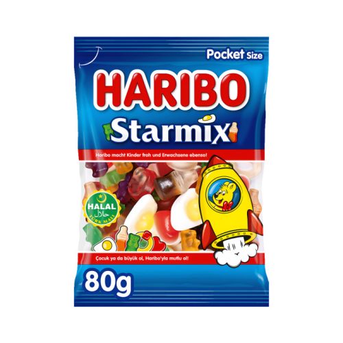 Haribo Starmix Halal 80 gr 