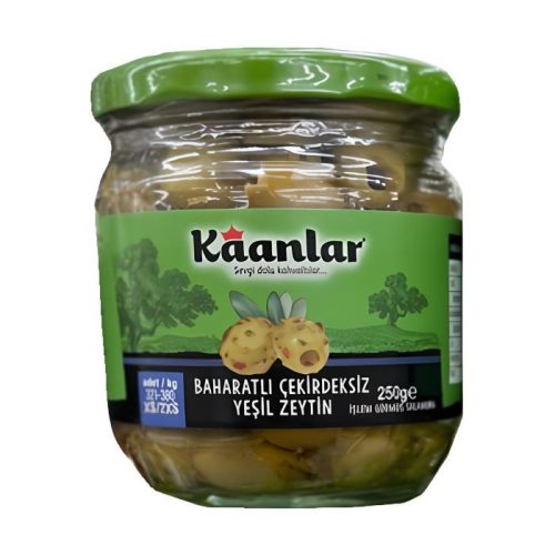 Kaanlar Grüne Oliven (gewürzt) 250 gr 