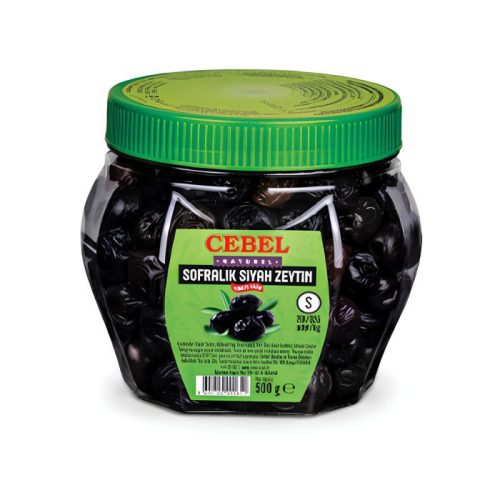Cebel Schwarze Oliven 500 gr (S) 