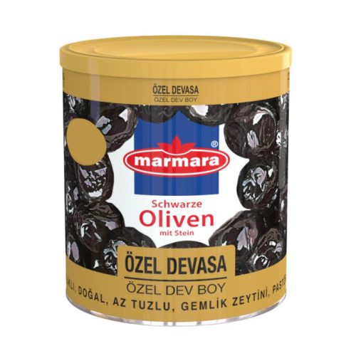 Marmara Schwarze Oliven (große) 450 gr Özel Devasa 