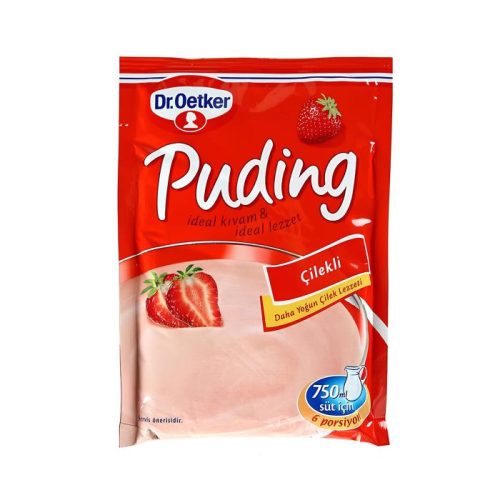 Dr. Oetker Pudding mit Erdbeeren 120 gr 