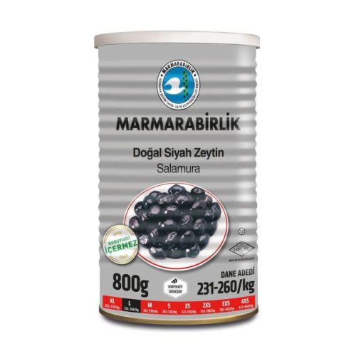 Marmarabirlik Schwarze Oliven (Hiper) 800 gr 